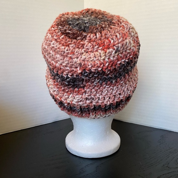 Cozy Multicolor Crochet Beanie - Picture 3 of 8